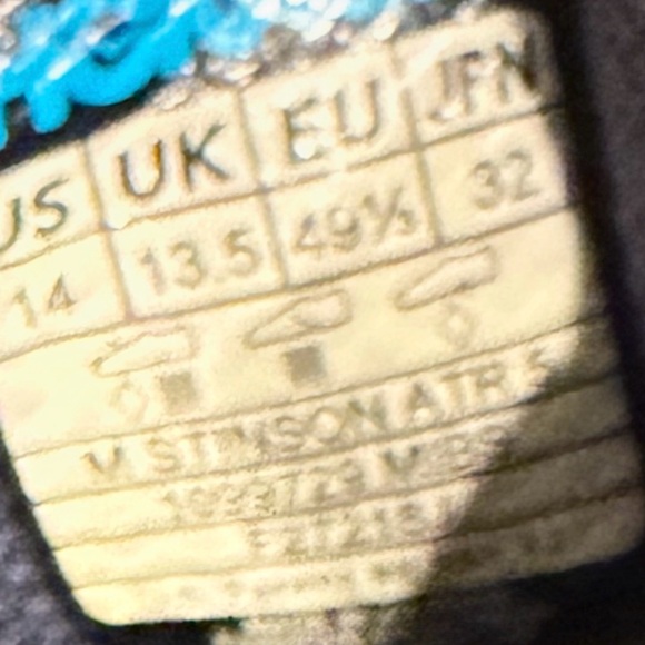 HOKA Stinson ATR 5 Trail Shoes Men’s 14 Blue Max Cushion - Picture 10 of 10